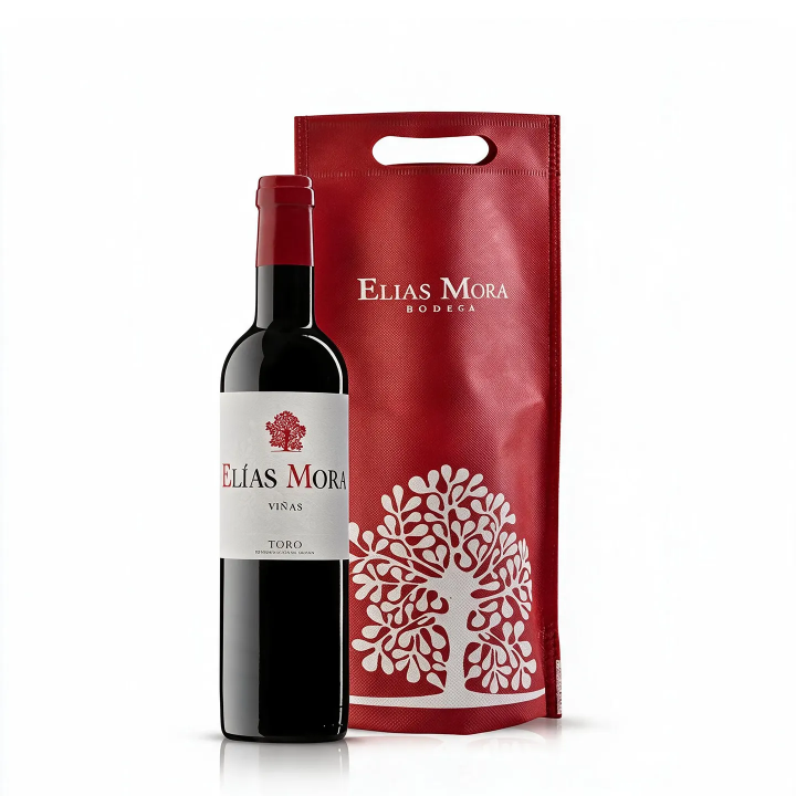 12 botellas 0,5L Viñas Elías Mora + 12 bolsas